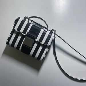 ZARA stripped mini bag🌿